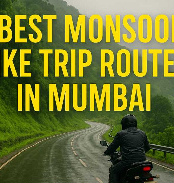 7 best monsoon bike trip routes in Mumbai