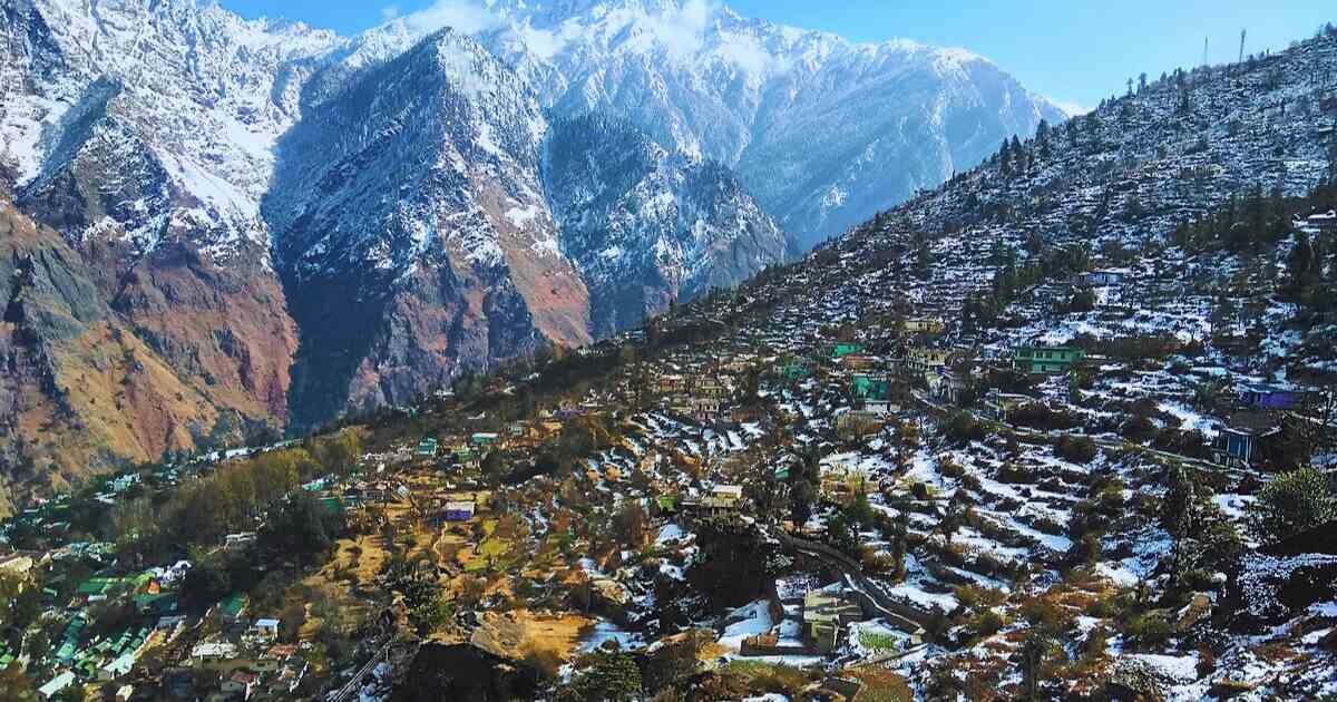 snowfall places in India