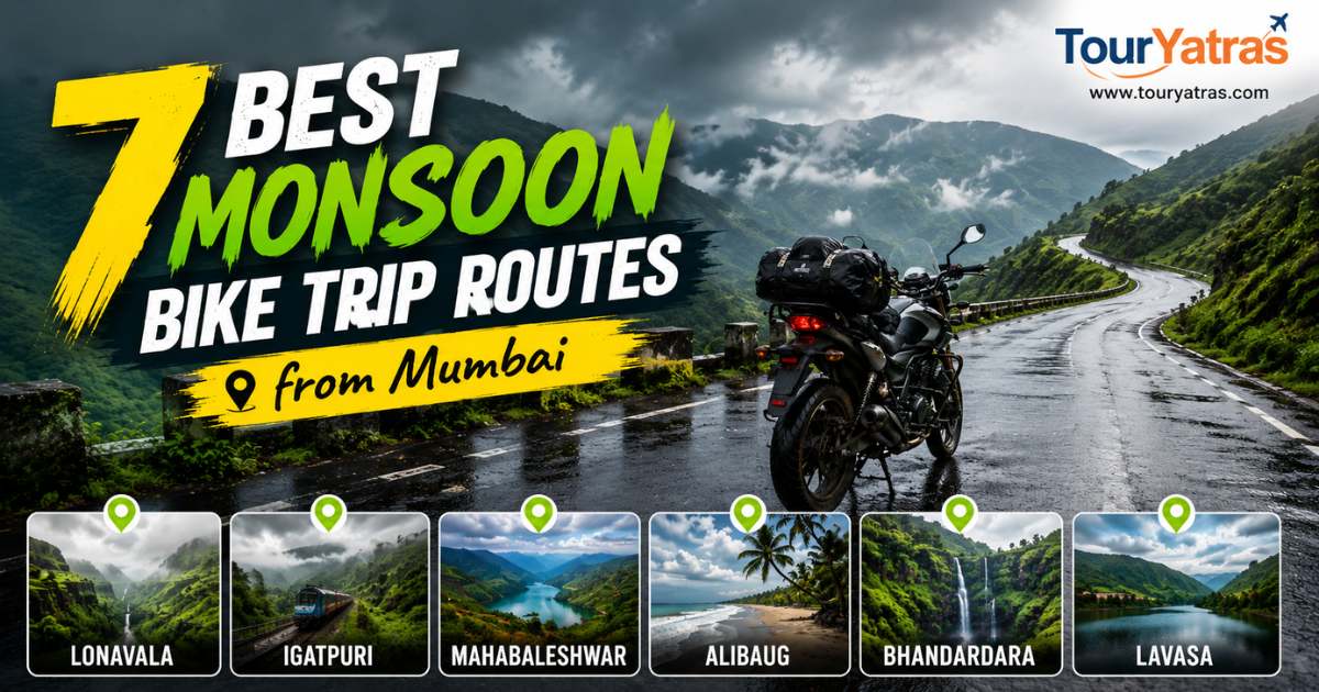 7 Best Monsoon Bike Trip Routes from Mumbai