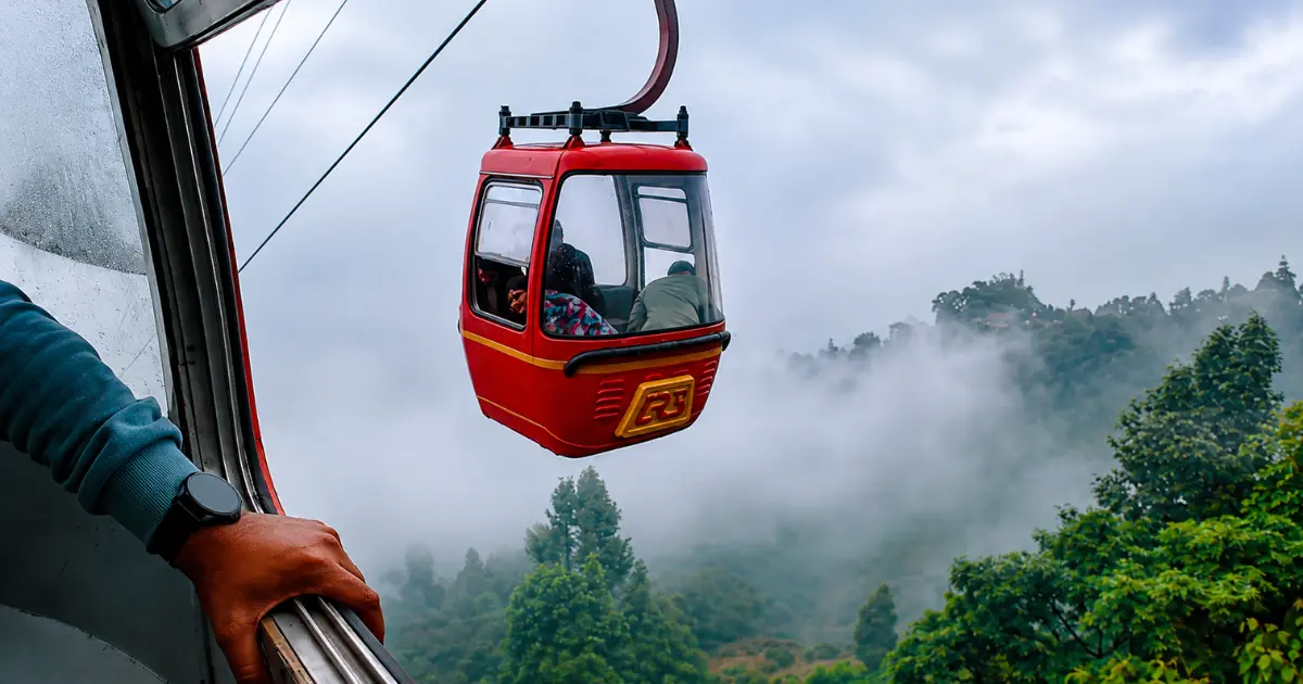 Darjeeling 4 Days 3 Nights Itinerary- Darjeeling Ropeway
