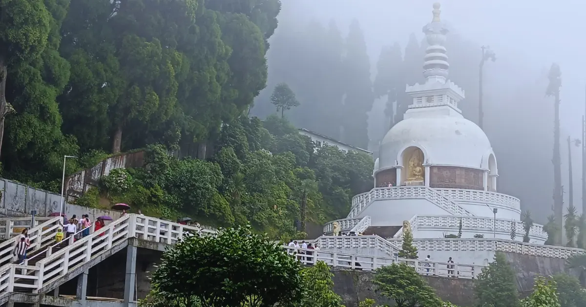Darjeeling 4 Days 3 Nights Itinerary-Peace Pagoda