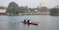Rowing_at_Rabindra_Sarobar_lake